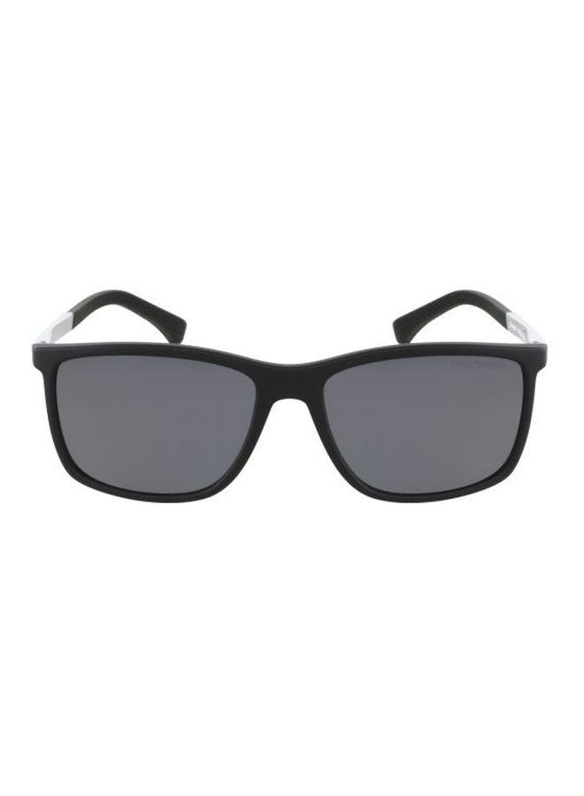 EMPORIO ARMANI Men Wayfarer Sunglasses - Lens Size: 58 mm - Image 1